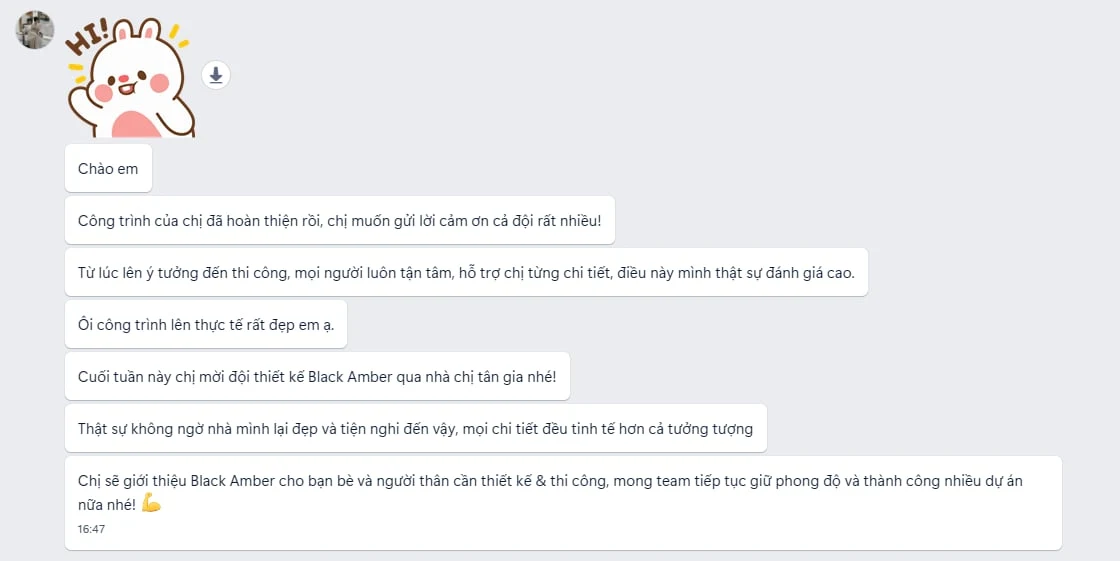 Feedback khách hàng Chị Thủy