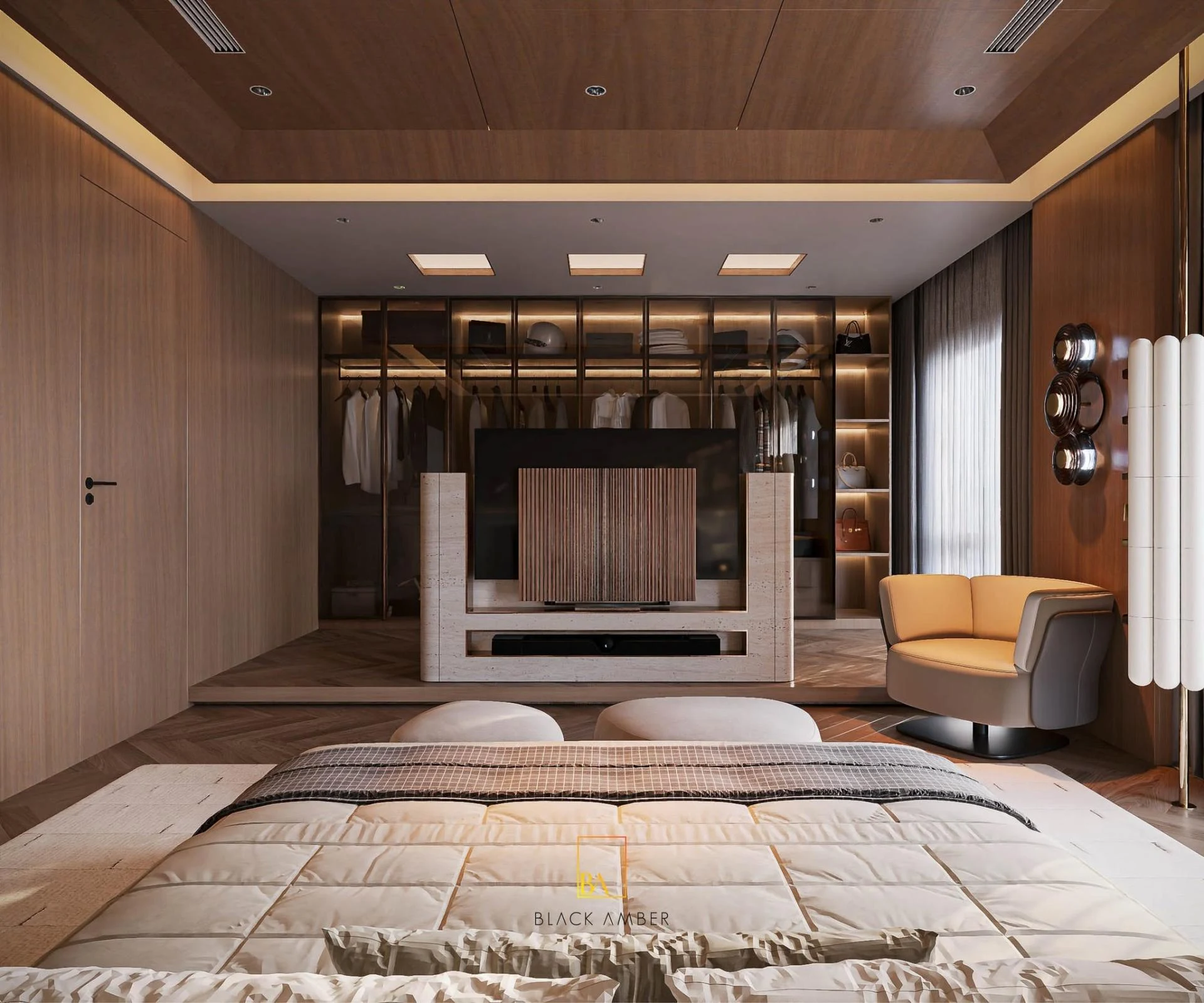 thiet ke can ho time tower le van luong 25